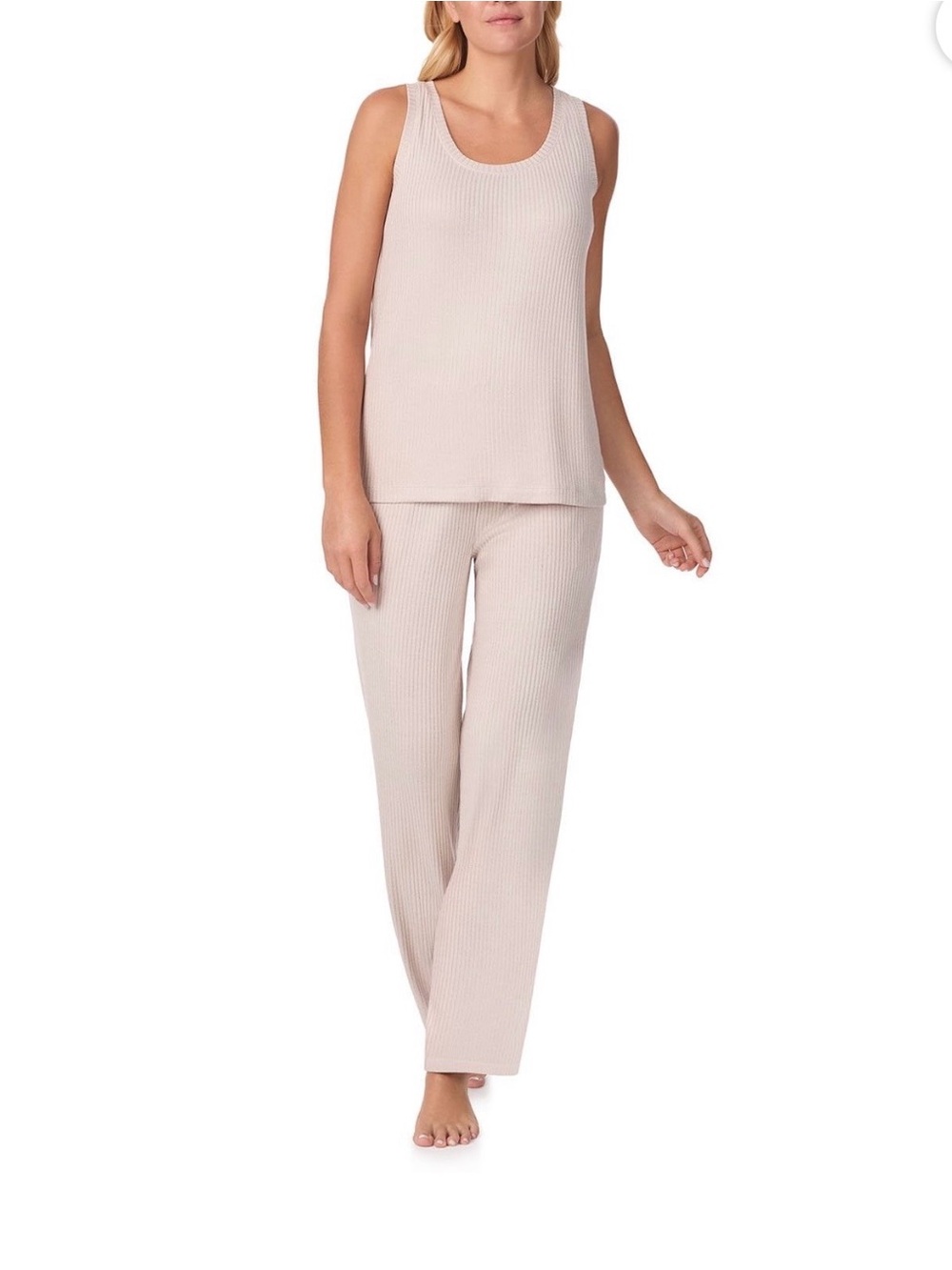 Cuddl Duds Cream 3-Piece Pajama Set